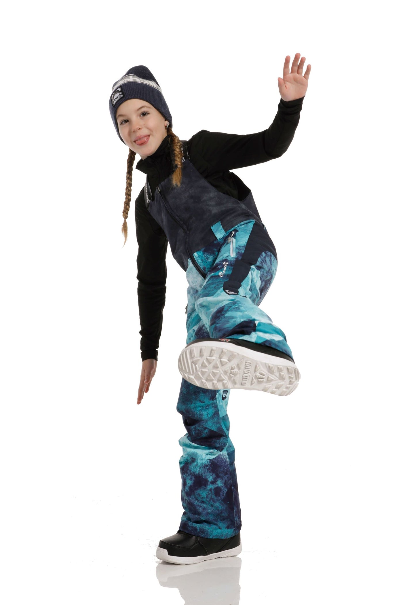Charm Printed Snow Pants  Blue Ice Flower  ONeill