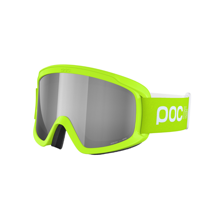 Pocito Opsin Kids Snow Goggles, Colour: Fluoro Yellow Green One Size