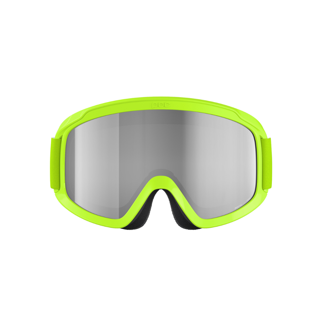 Pocito Opsin Kids Snow Goggles, Colour: Fluoro Yellow Green One Size