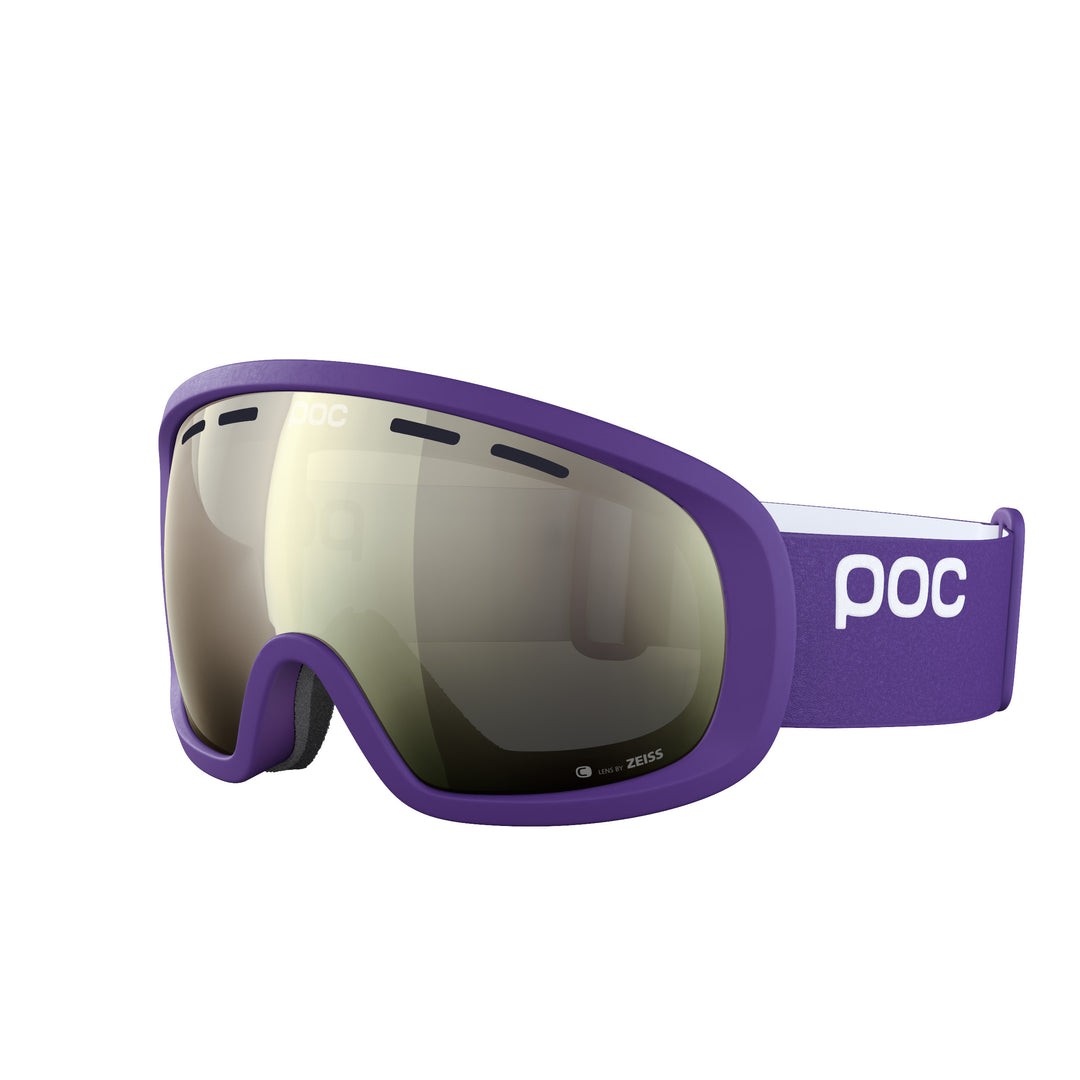 POC Fovea Mid Clarity Youth Ski Goggles, Colour: Sapphire Purple/Spektris Ivory