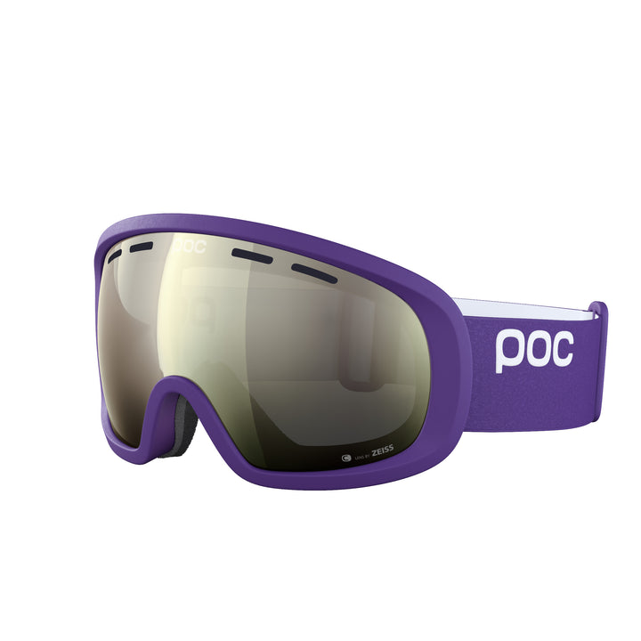 POC Fovea Mid Clarity Youth Ski Goggles, Colour: Sapphire Purple/Spektris Ivory