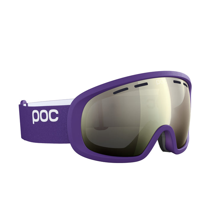 POC Fovea Mid Clarity Youth Ski Goggles, Colour: Blue/Spektris Orange