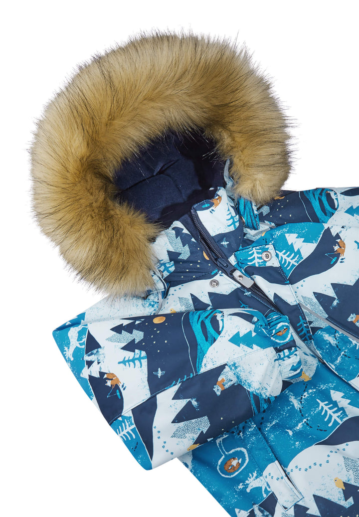 Reimatec Lappi Snow Suit - Cool Blue