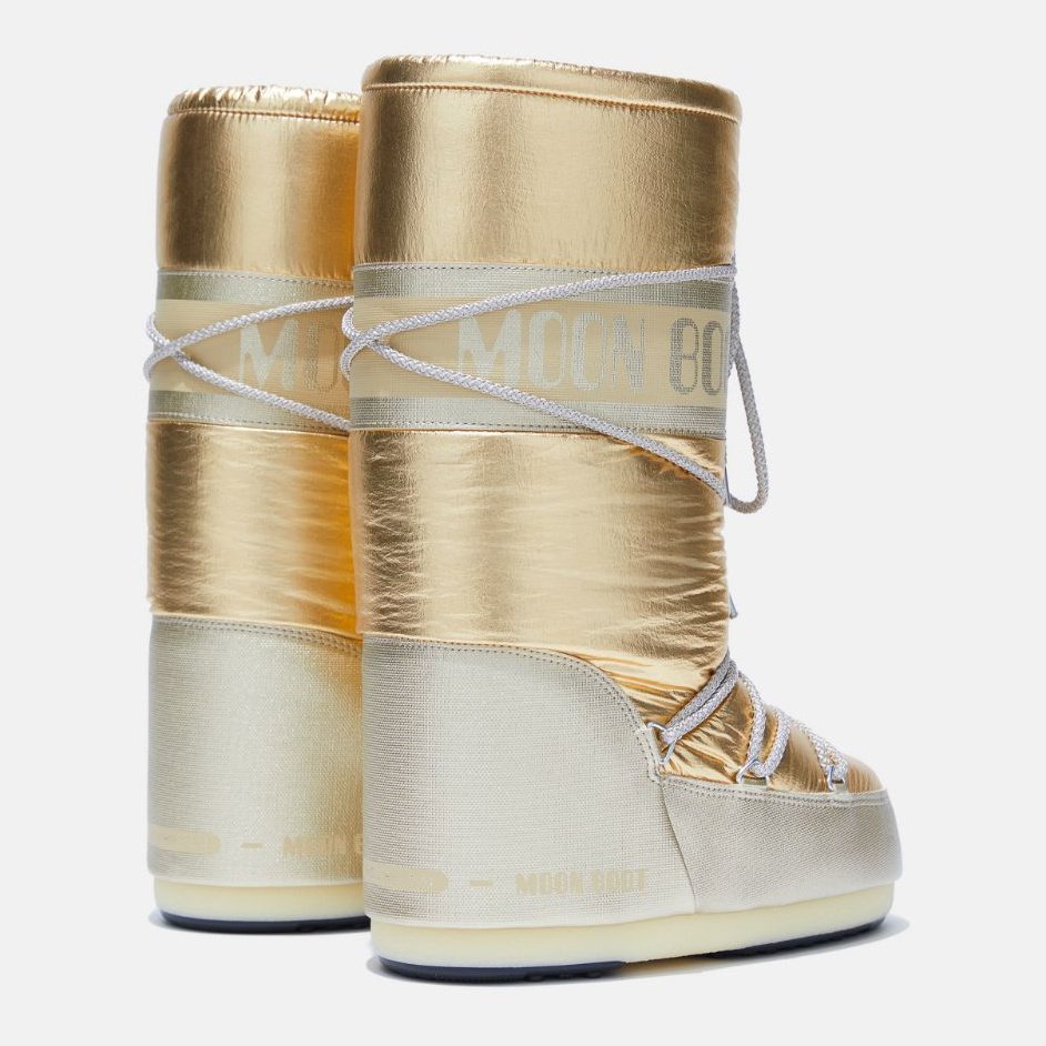 Moon Boot Icon Met Gold SnowKids