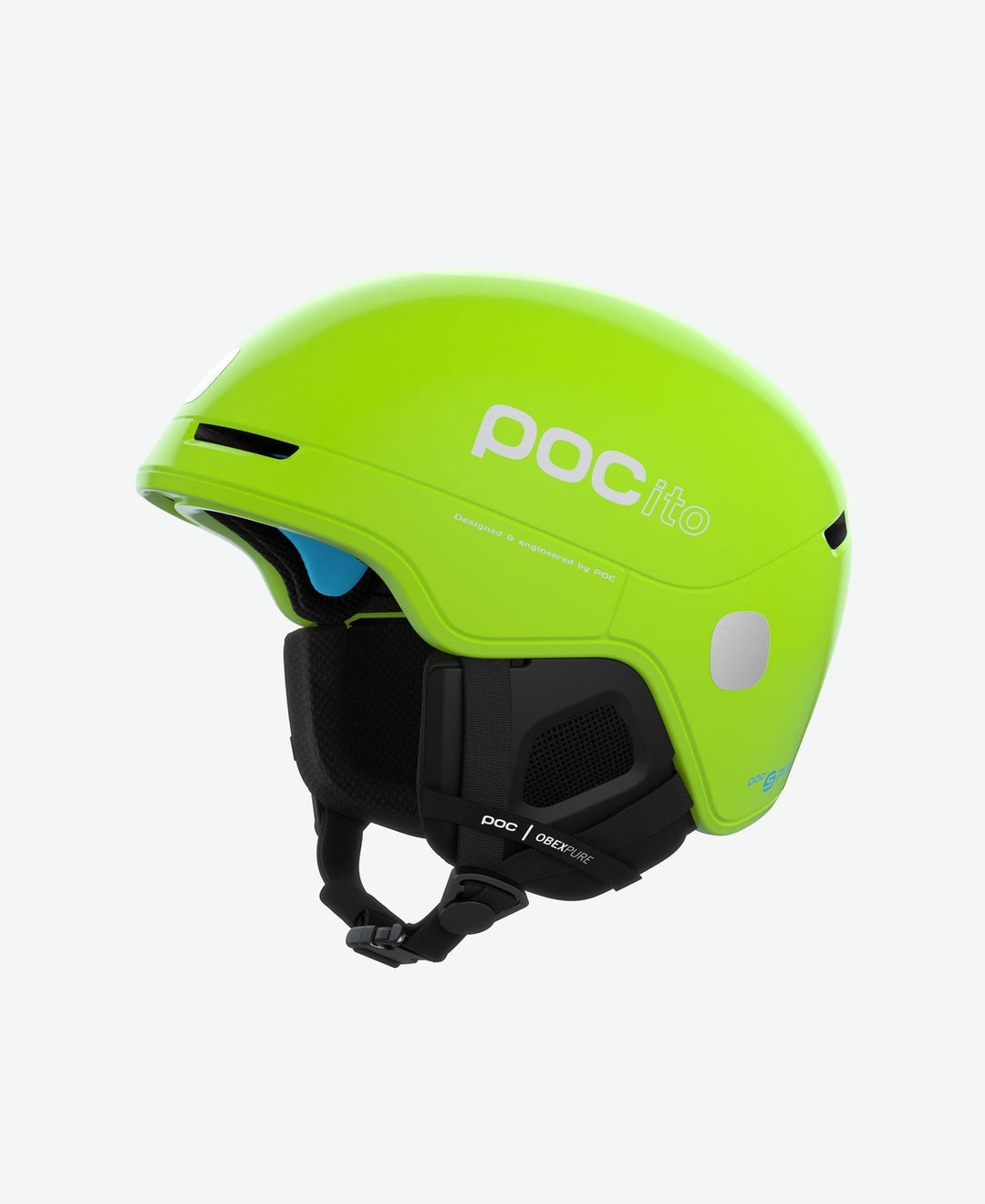 POCito Obex SPIN Kids Helmet, Colour: Fluoro Green