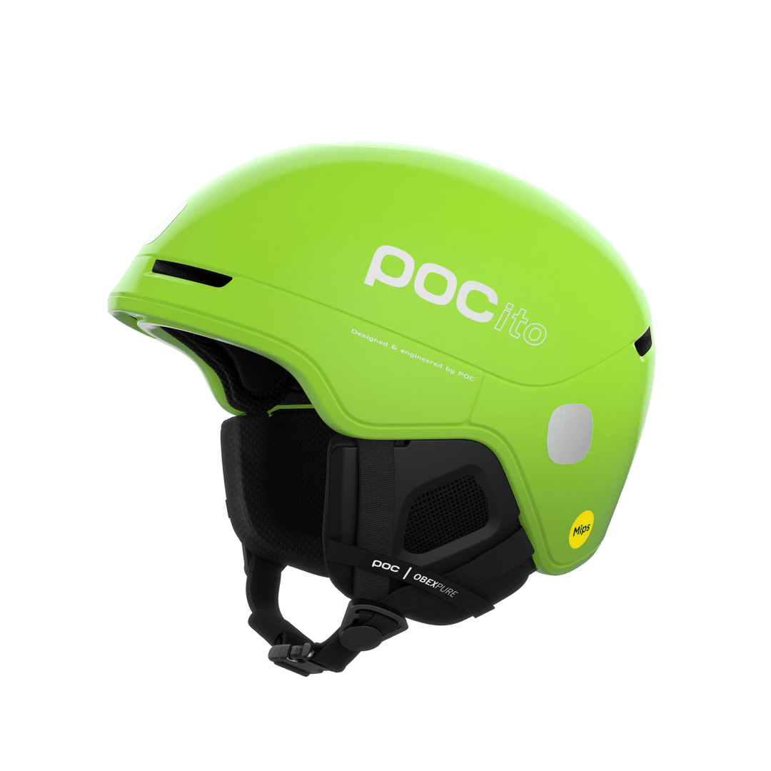 POCito Obex MIPS Kids Helmet, Colour: Fluoro Green