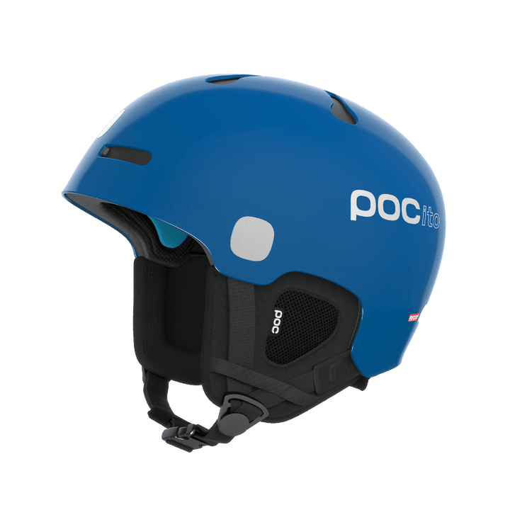 POCito Auric Cut Spin Kids Helmet, Colour: Fluoro Blue