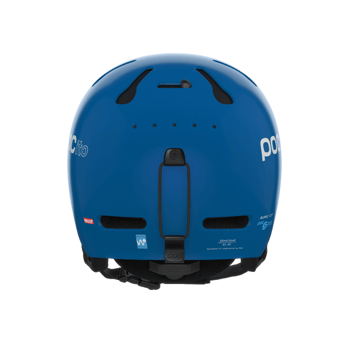 POCito Auric Cut Spin Kids Helmet, Colour: Fluoro Yellow/Green