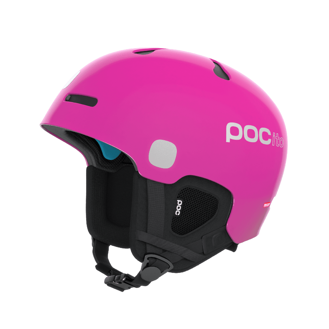 POCito Auric Cut Spin Kids Helmet, Colour: Fluoro Yellow/Green