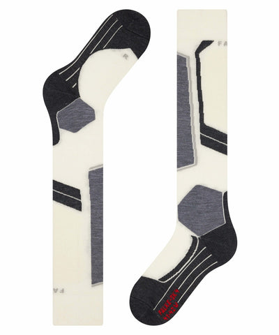 Falke Ergonomic Sport System SK4 Women's Ski Sock - Offwhite SnowKids SnowKids 