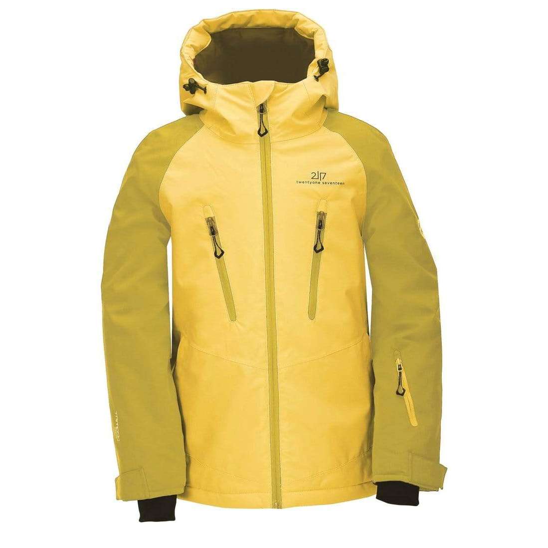 SnowKids Outerwear Jacket 128 2117 Of Sweden Kids Lammhult Padded Ski Jacket - Yellow
