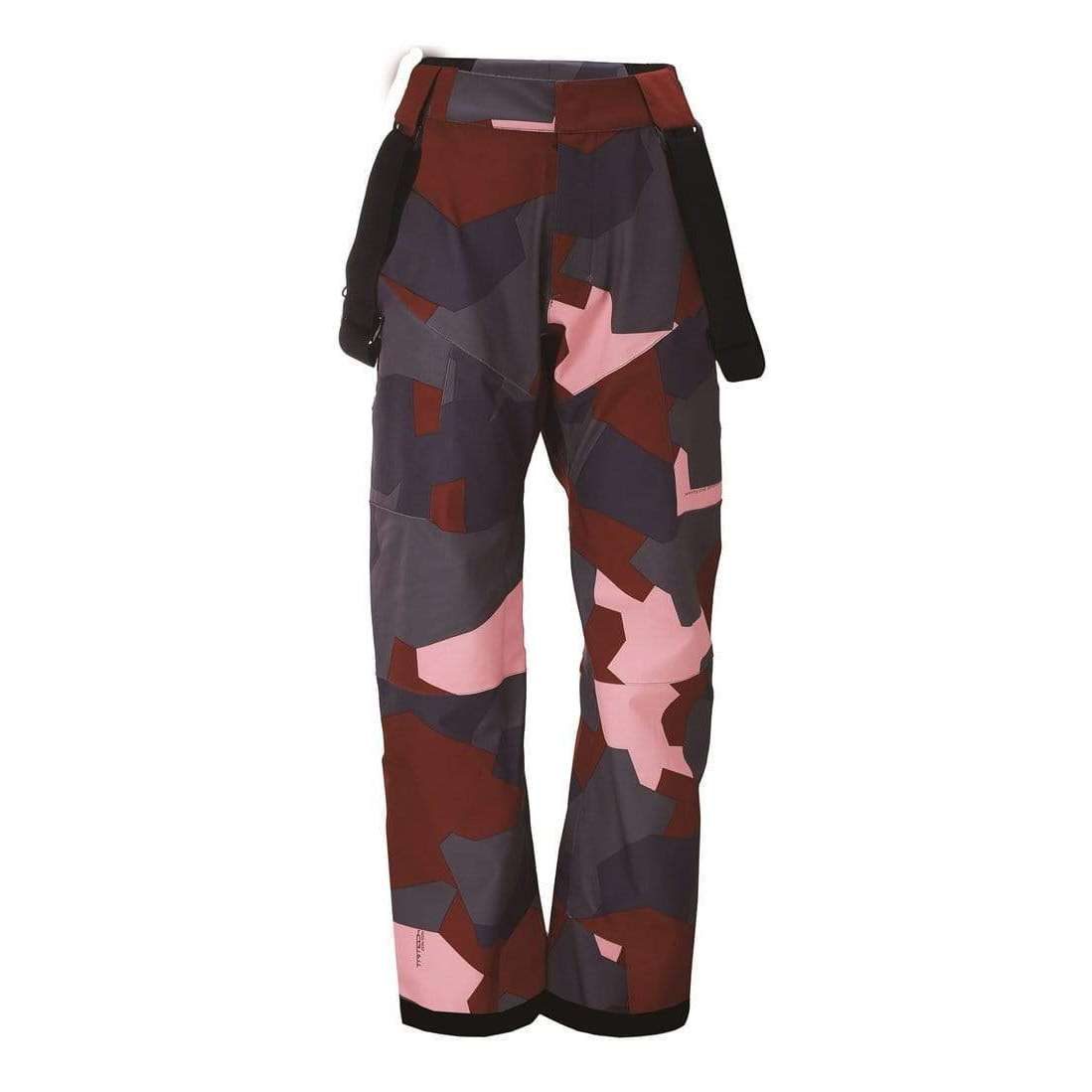 SnowKids Outerwear Pants 2117 Of Sweden Kids Lammhult Padded Ski Pant - Wine Red Camo
