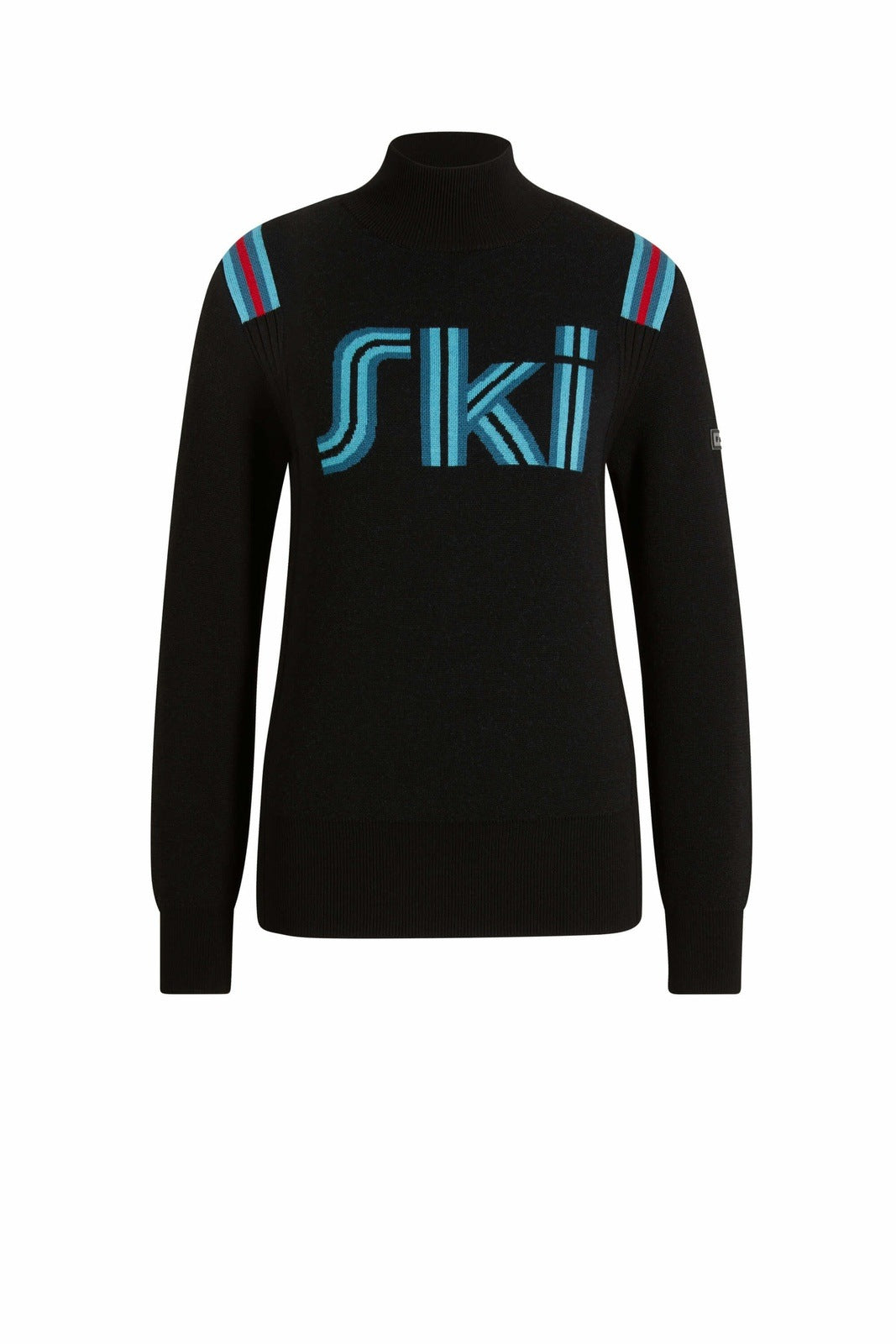 Falke Ergonomic Sport System SK Mock Neck Ski Pullover - Black SnowKids SnowKids 