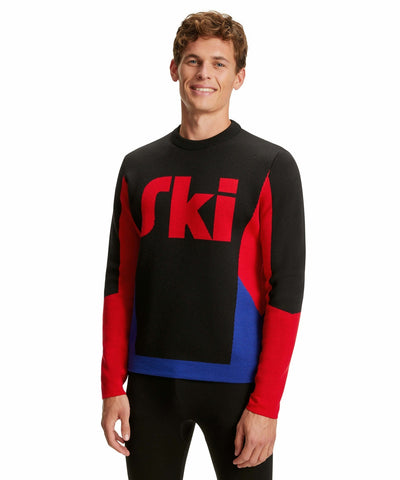 Falke Ergonomic Sport System SK Crew Neck Pullover - Black SnowKids SnowKids 