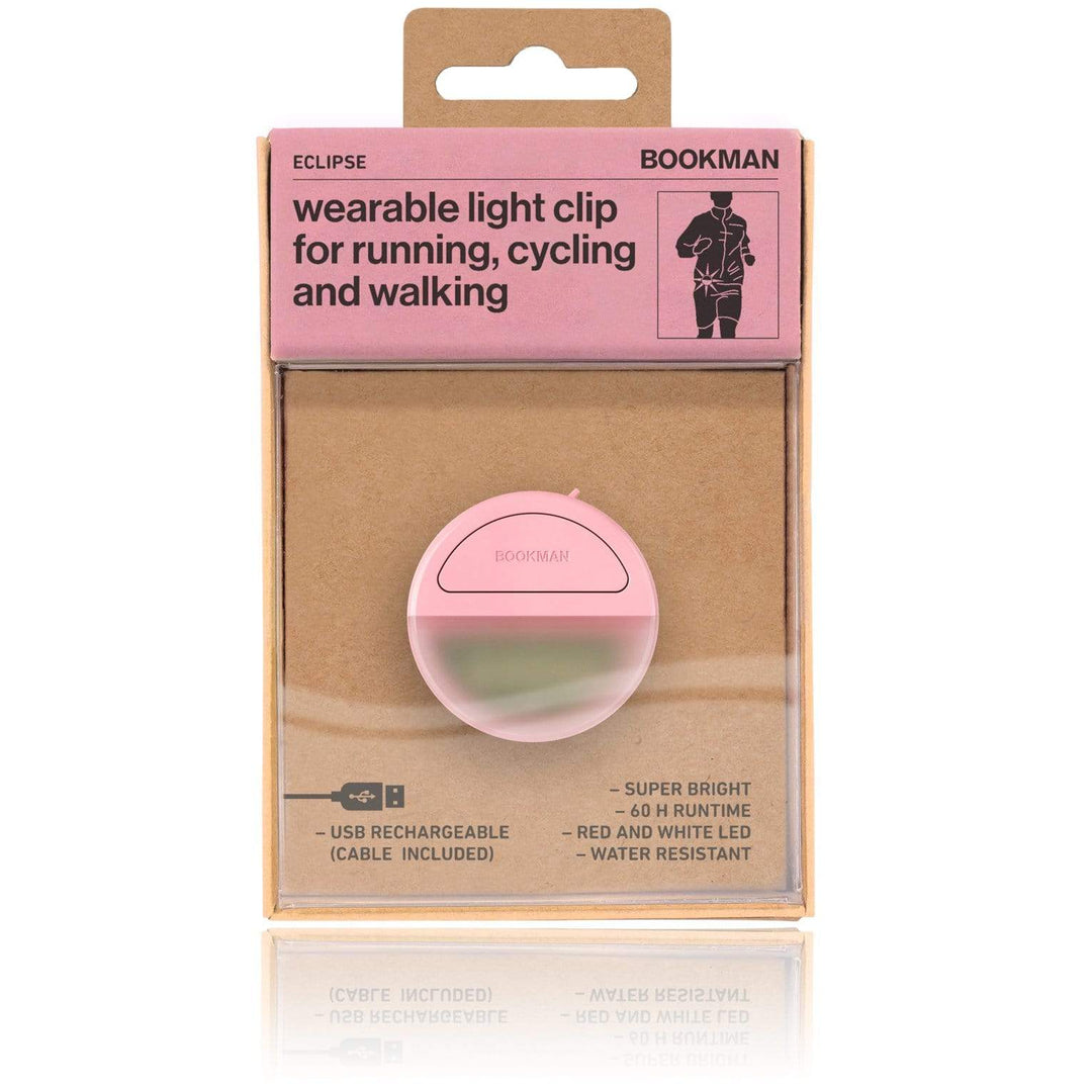 Bookman Wearable Clip On Safety Light, Colour: Pink