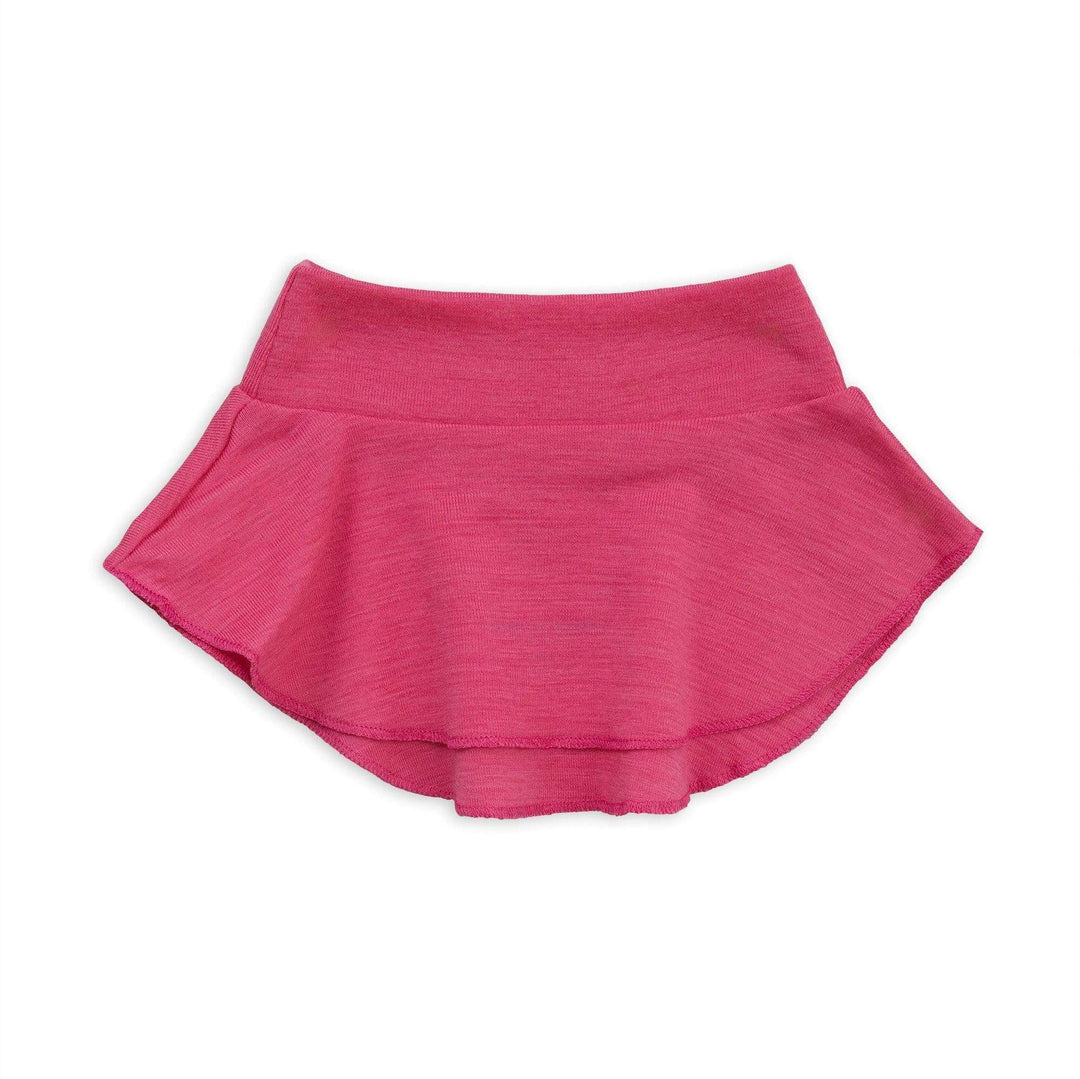 Mini Rodini Panda Organic Merino Turtleneck, Colour: Cerise