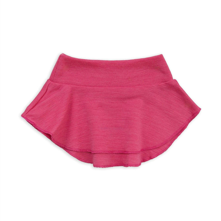 Mini Rodini Panda Organic Merino Turtleneck, Colour: Cerise