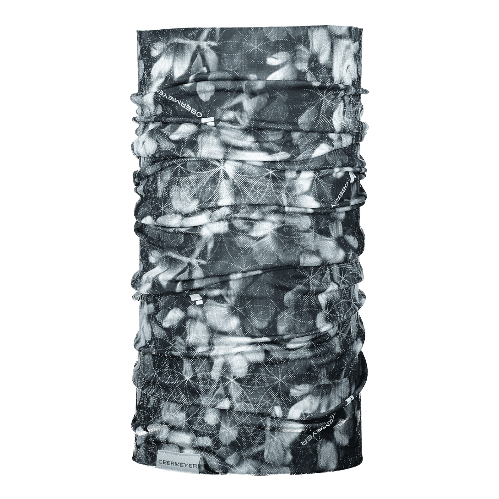 Obermeyer Unisex Neck Gaiter, Colour: Blackout Floral