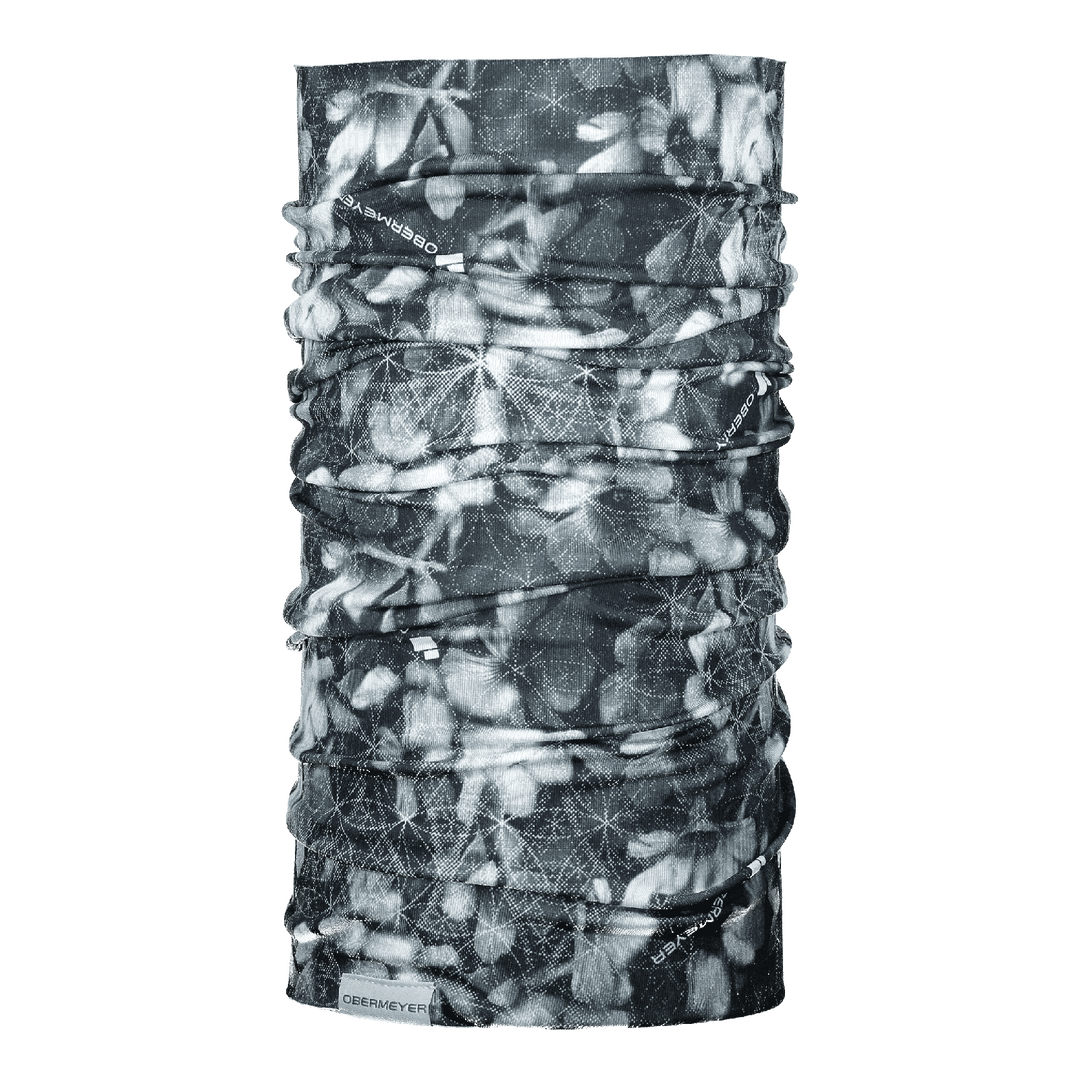 Obermeyer Unisex Neck Gaiter, Colour: Blackout Floral