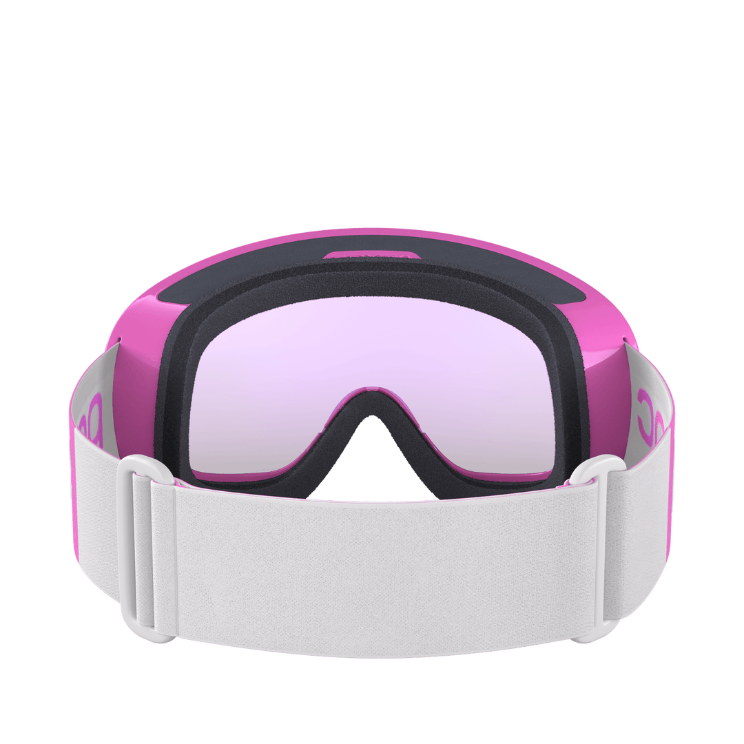 POC Fovea Mid Clarity Comp Youth Ski Goggles, Colour: Actinium Pink/Spektris Pink