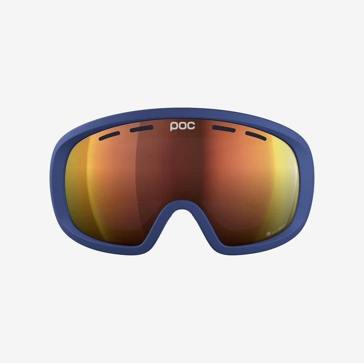 POC Fovea Mid Clarity Youth Ski Goggles, Colour: Blue/Spektris Orange