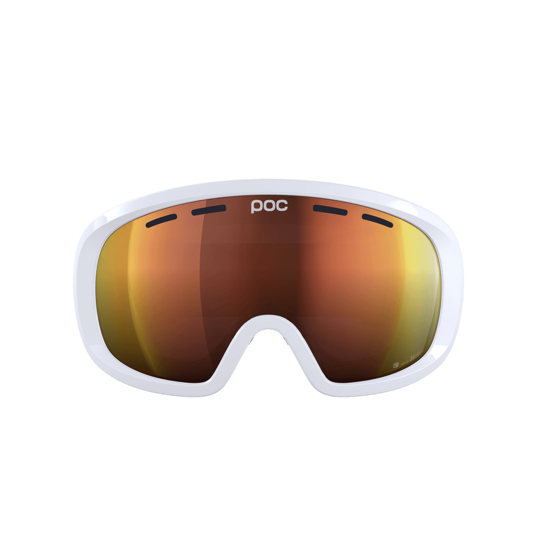 POC Fovea Mid Clarity Youth Ski Goggles, Colour: Blue/Spektris Orange