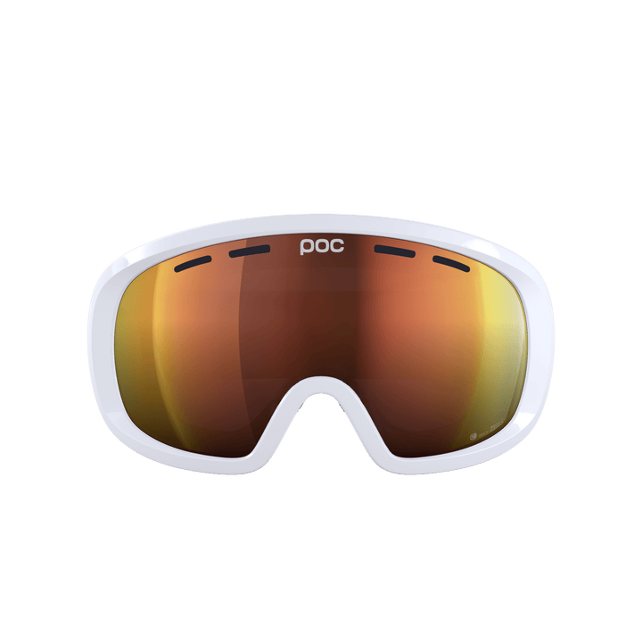 POC Fovea Mid Clarity Youth Ski Goggles, Colour: Blue/Spektris Orange