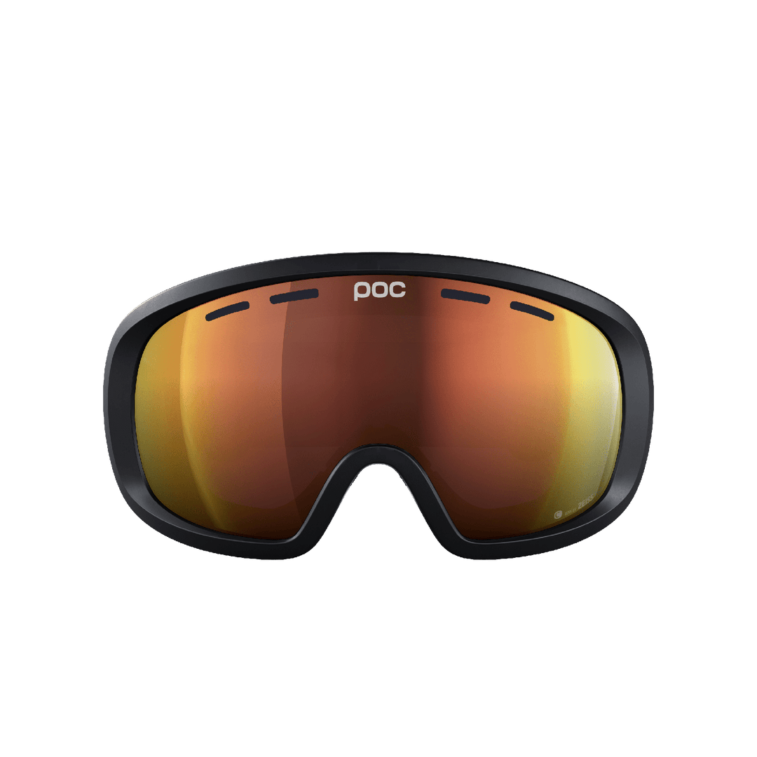 POC Fovea Mid Clarity Youth Ski Goggles, Colour: Blue/Spektris Orange
