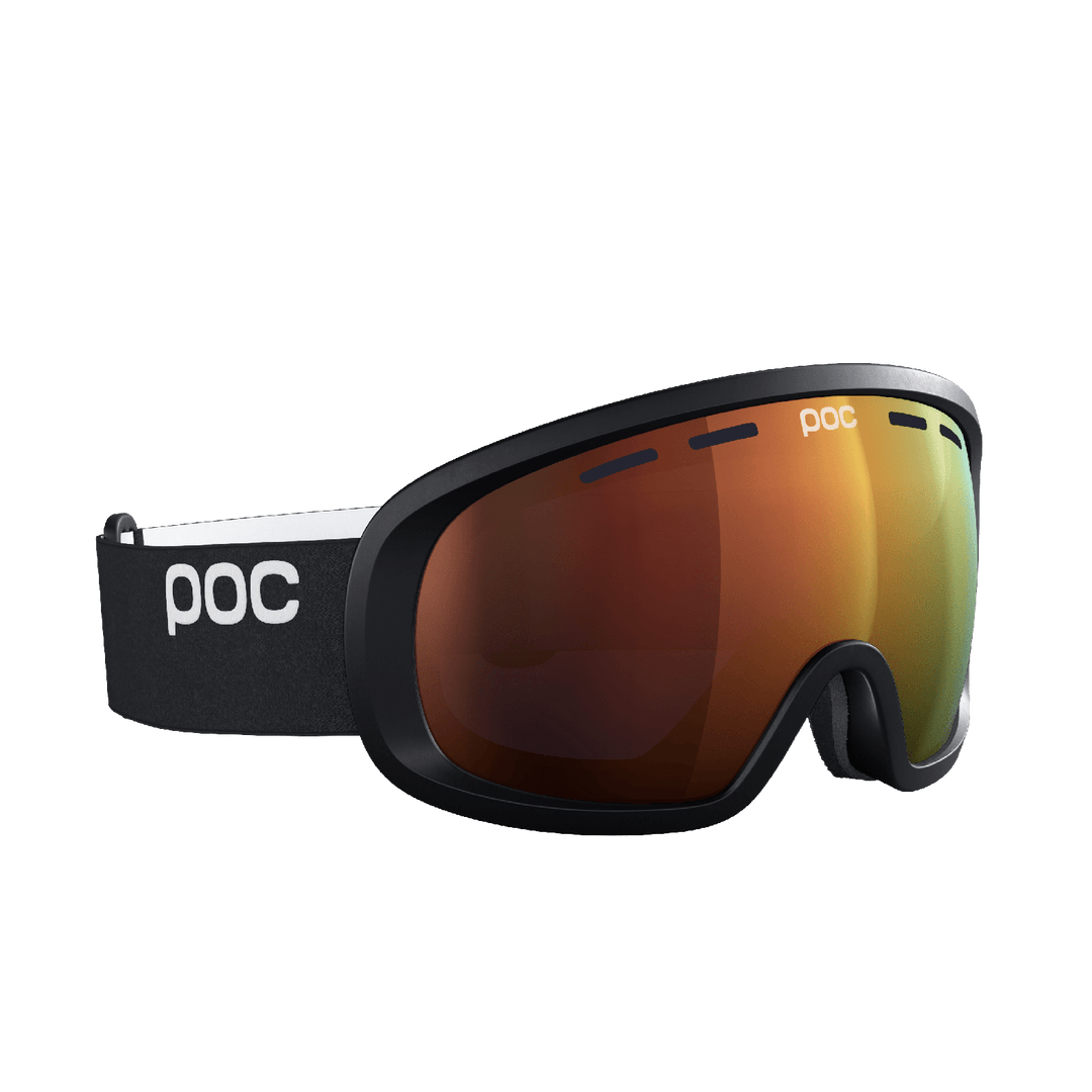 POC Fovea Mid Clarity Youth Ski Goggles, Colour: Blue/Spektris Orange