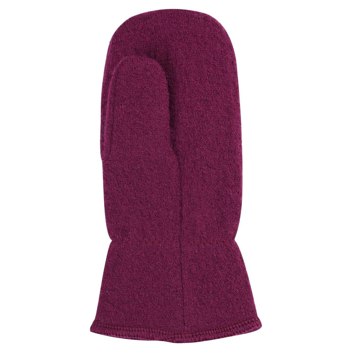 Reima Hangen Knitted Wool Mittens, Colour: Deep Purple