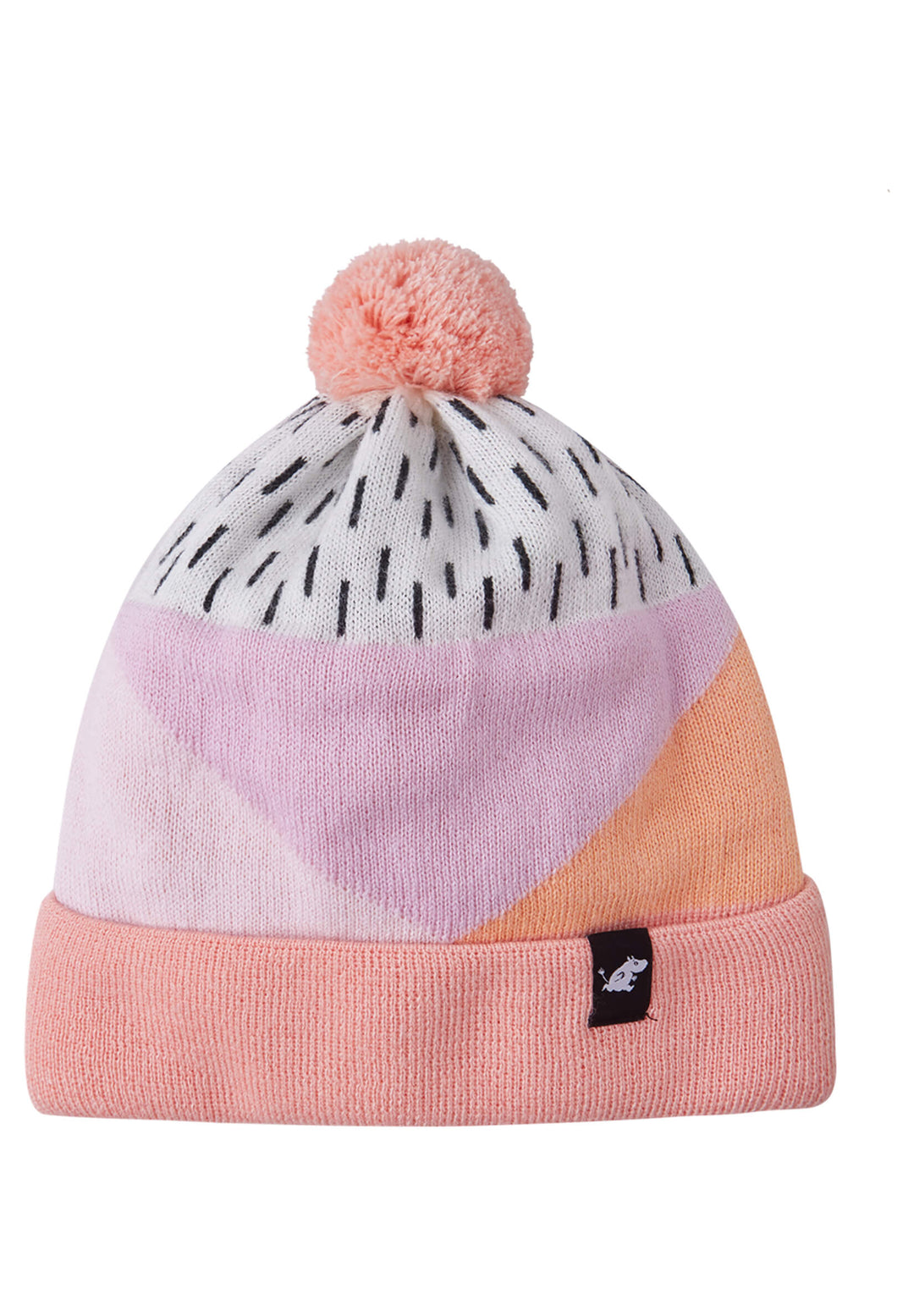 Reima Moomin Flinga Toddler's Beanie, Colour: Peach Pink