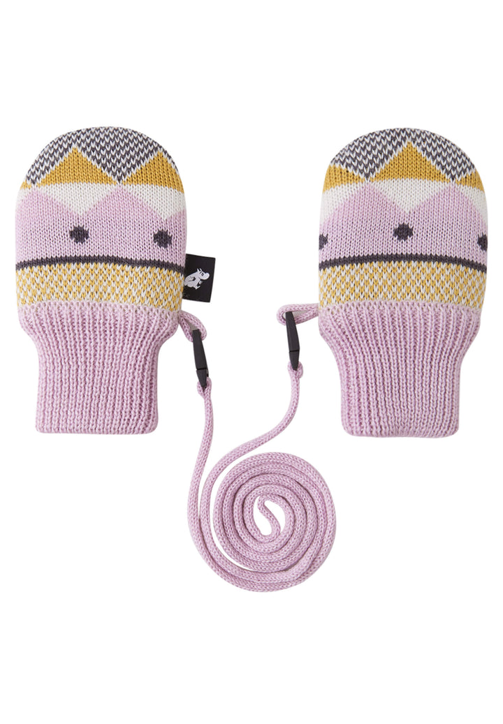 Reima Moomin Viska Wool Mittens, Colour: Autumn Orange