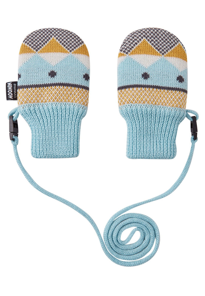 Reima Moomin Viska Wool Mittens, Colour: Cool Mint