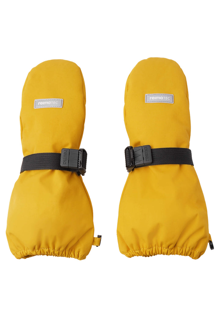 Reima Ote Kids Waterproof Snow Mittens, Colour: Yellow