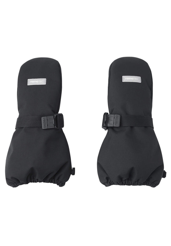 Reima Ote Kids Waterproof Snow Mittens, Colour: Black