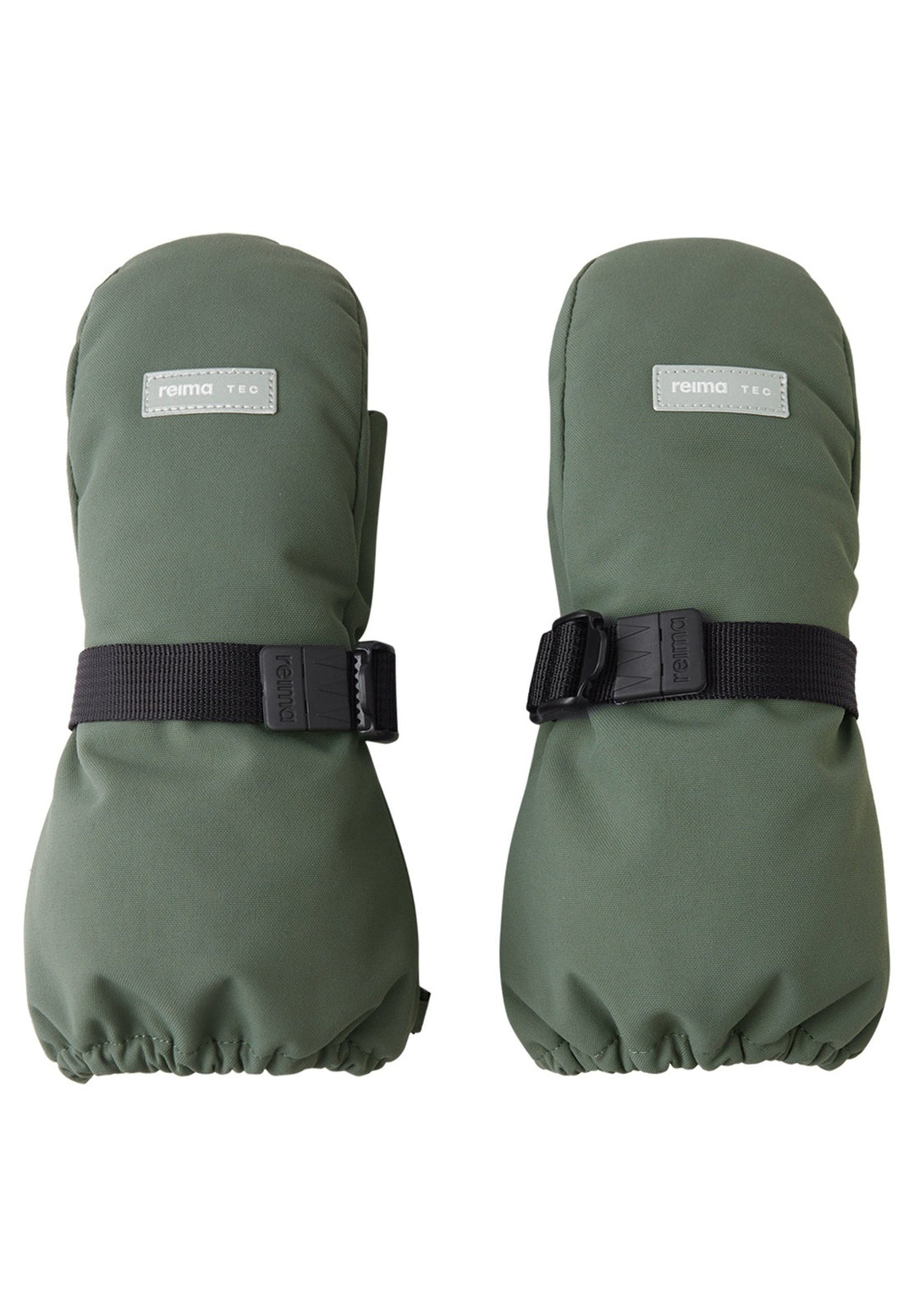 Reima Ote Kids Waterproof Snow Mittens, Colour: Thyme Green