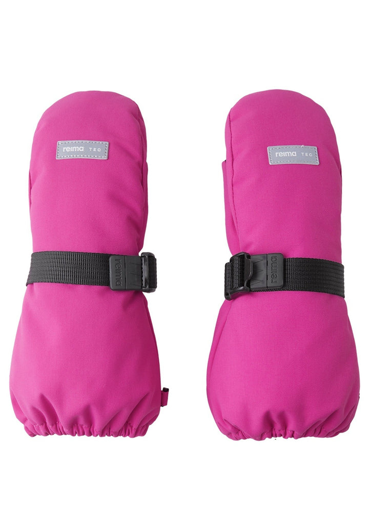 Reima Ote Kids Waterproof Snow Mittens, Colour: Magenta