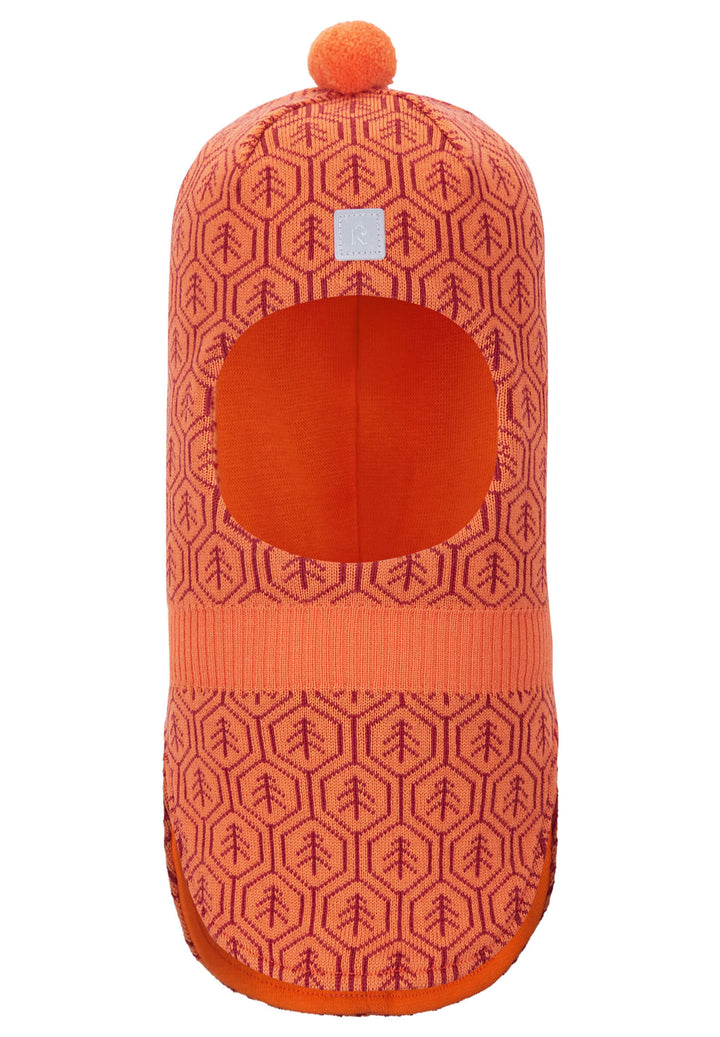 Reima Talviaamu Merino Wool Balaclava, Colour: True Orange