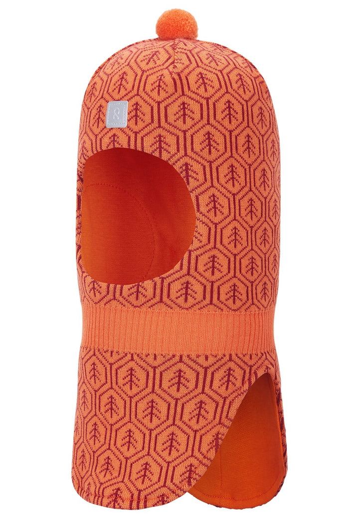 Reima Talviaamu Merino Wool Balaclava, Colour: True Orange