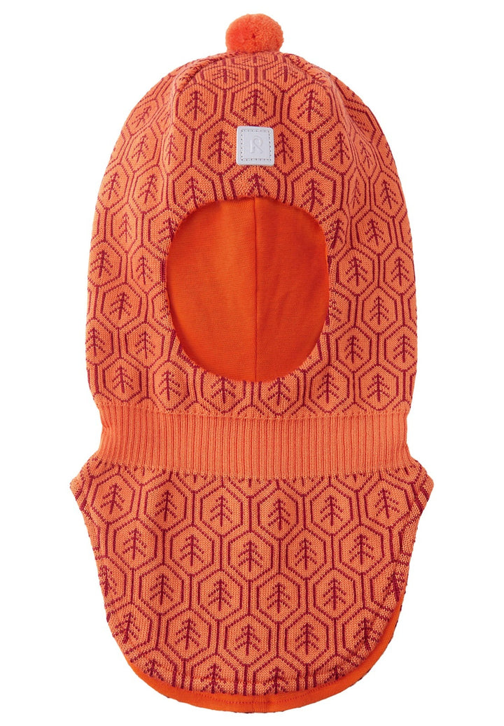Reima Talviaamu Merino Wool Balaclava, Colour: True Orange