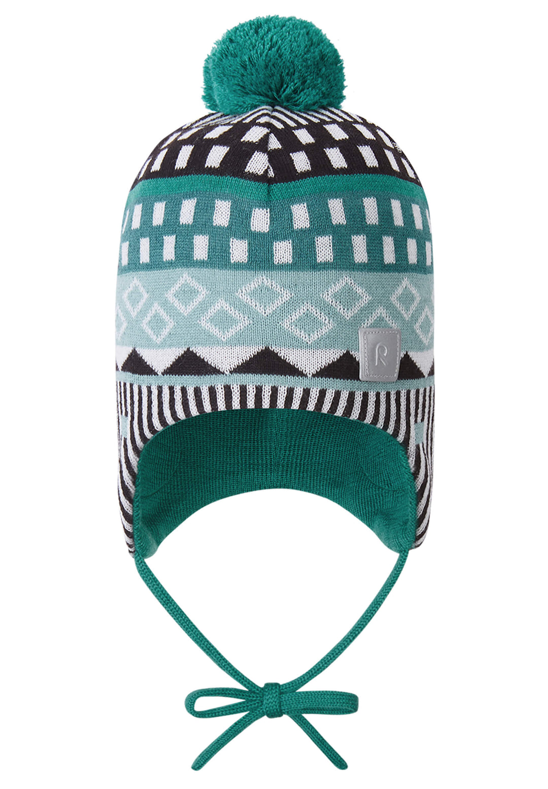 Reima Tassutus Wool-Mix Beanie, Colour: Green Lake