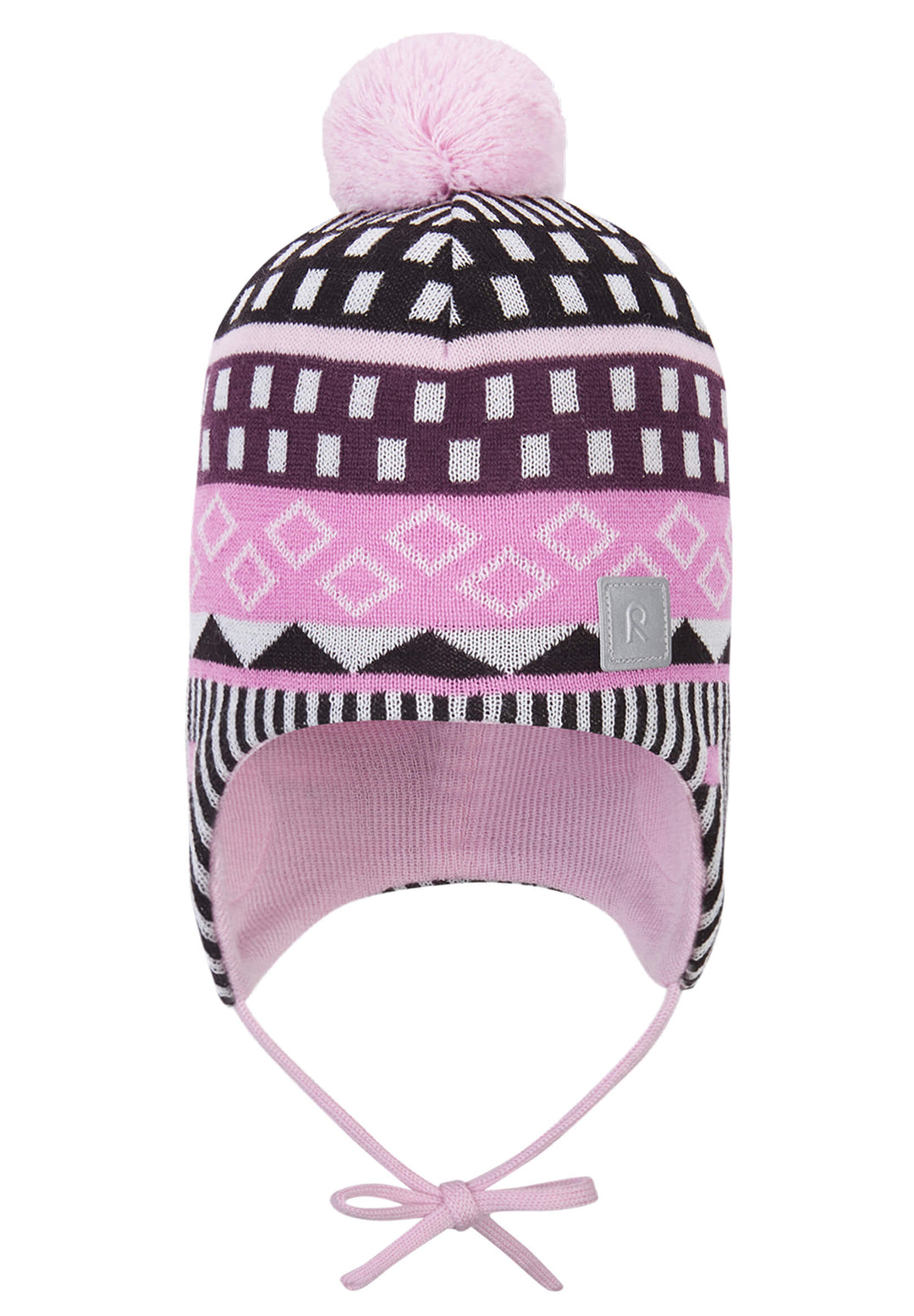 Reima Tassutus Wool-Mix Beanie, Colour: Cold Pink