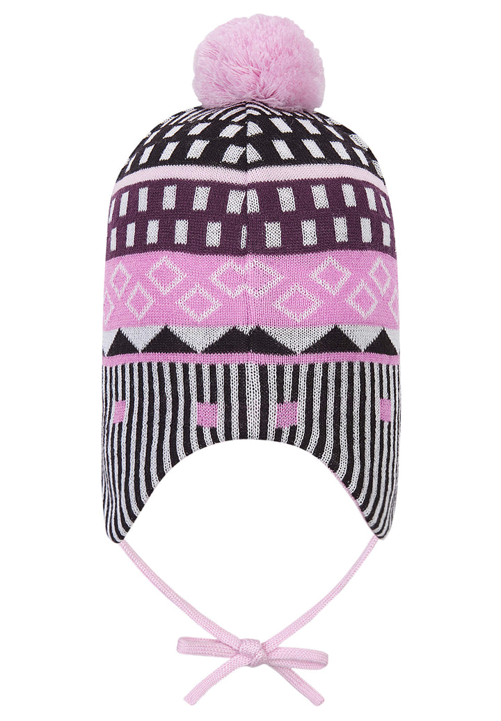 Reima Tassutus Wool-Mix Beanie, Colour: Cold Pink