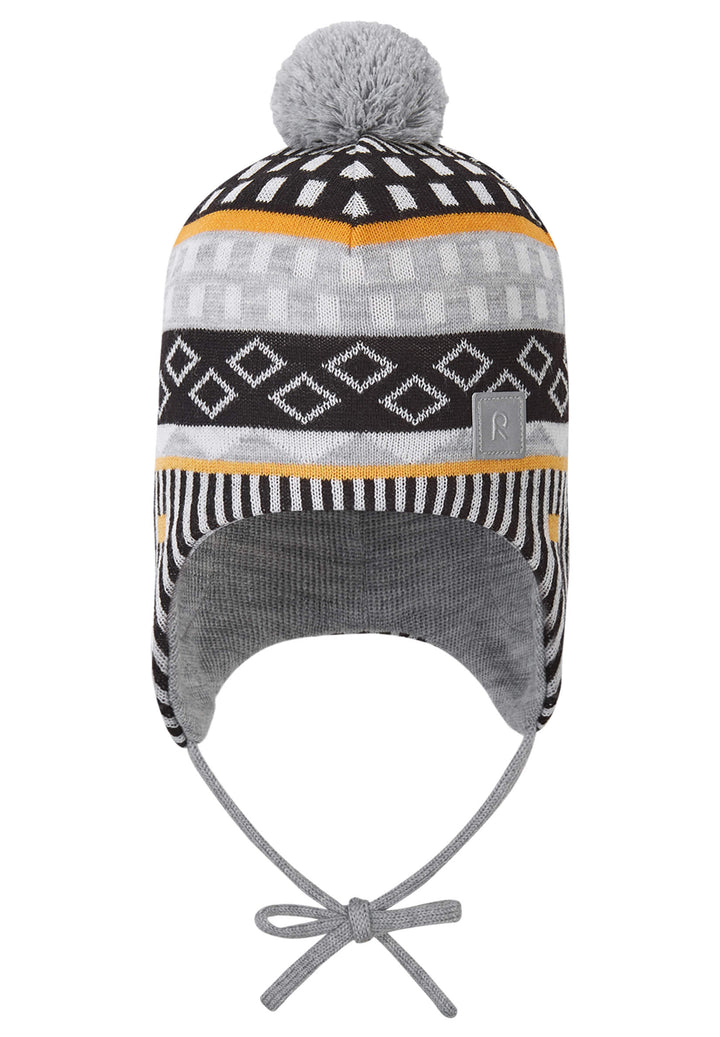 Reima Tassutus Wool-Mix Beanie, Colour: Melange Grey
