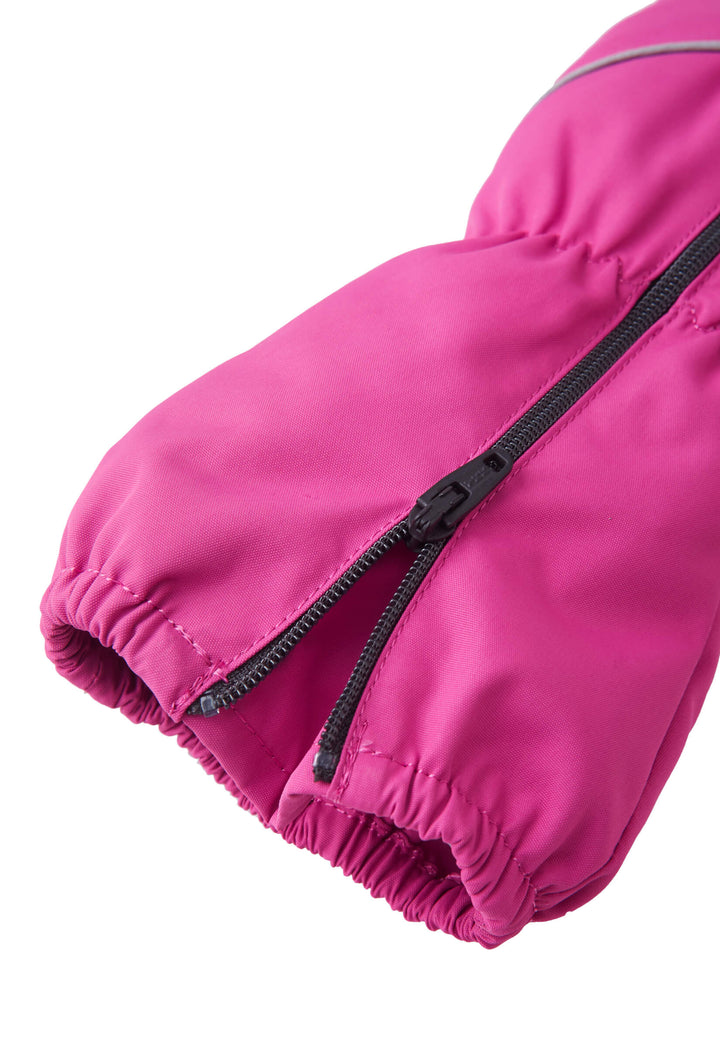 Reima Tepas Waterproof Snow Mittens, Colour: Magenta