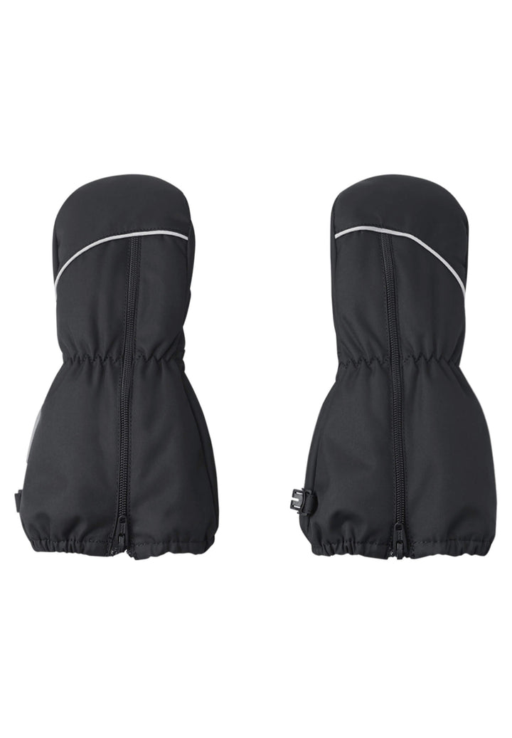 Reima Tepas Waterproof Snow Mittens, Colour: Black