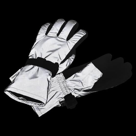 Reimatec Refle Silver Waterproof Snow Gloves, Size: 3/2-4Y