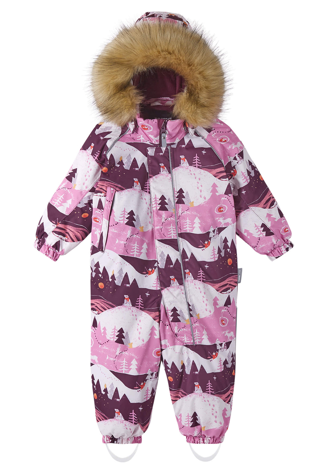 Reimatec Lappi Snow Suit - Cool Pink