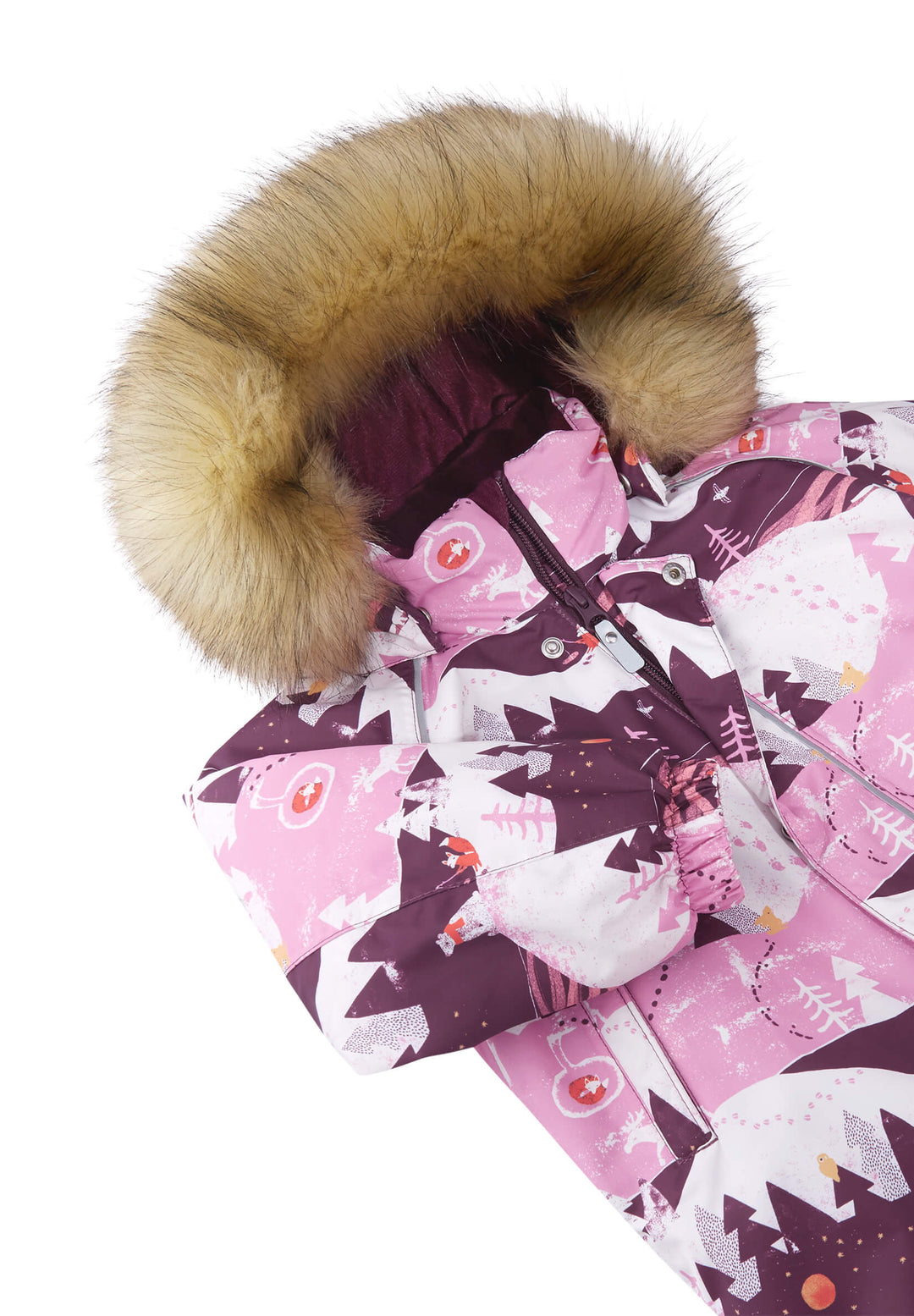 Reimatec Lappi Snow Suit - Cool Pink