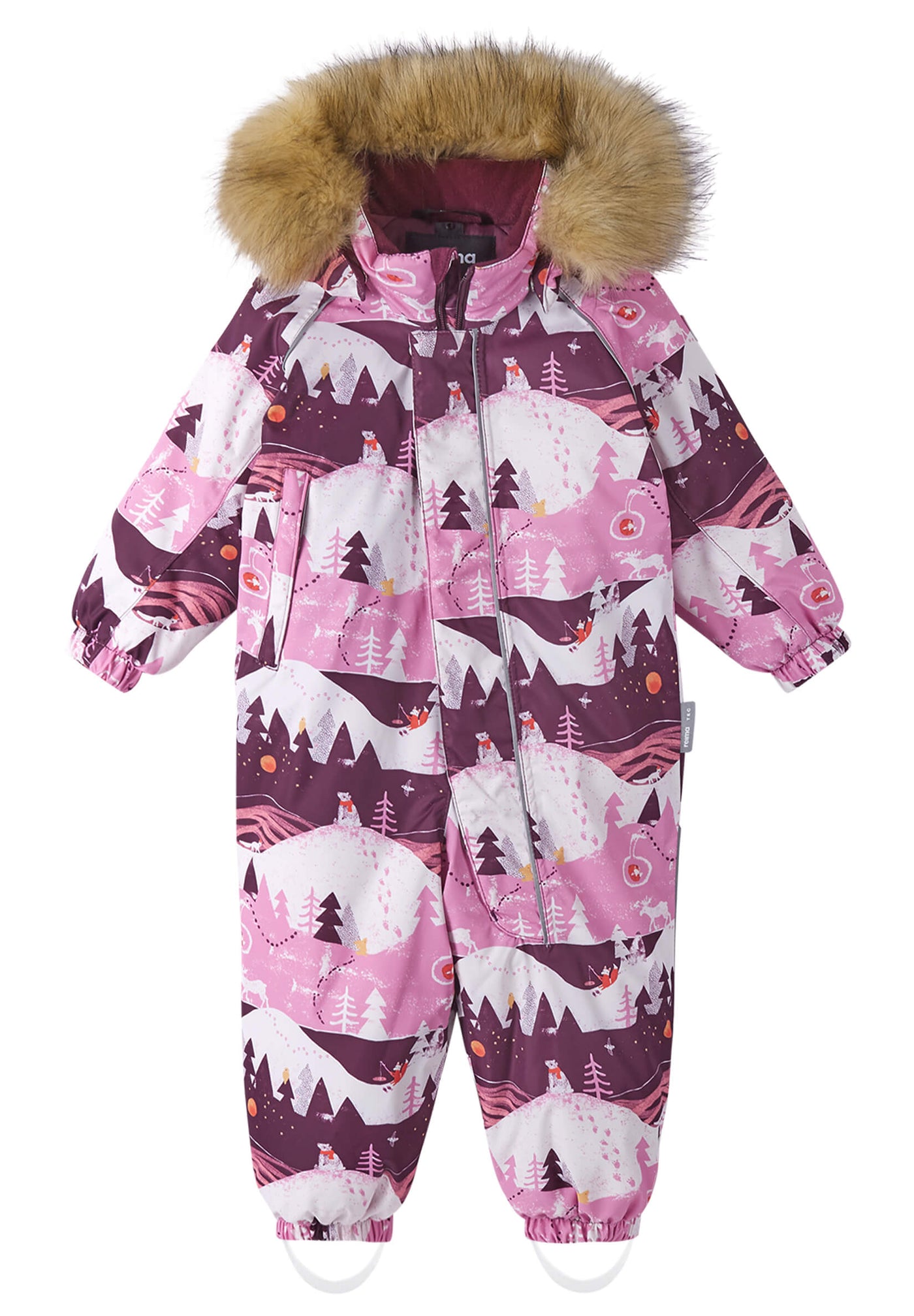 Reimatec Lappi Snow Suit - Cool Pink